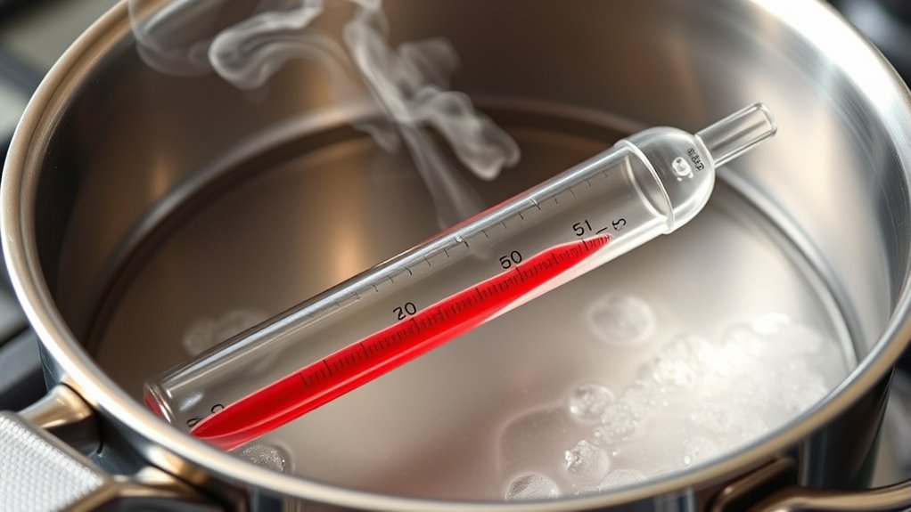 calibrate thermometer with boiling