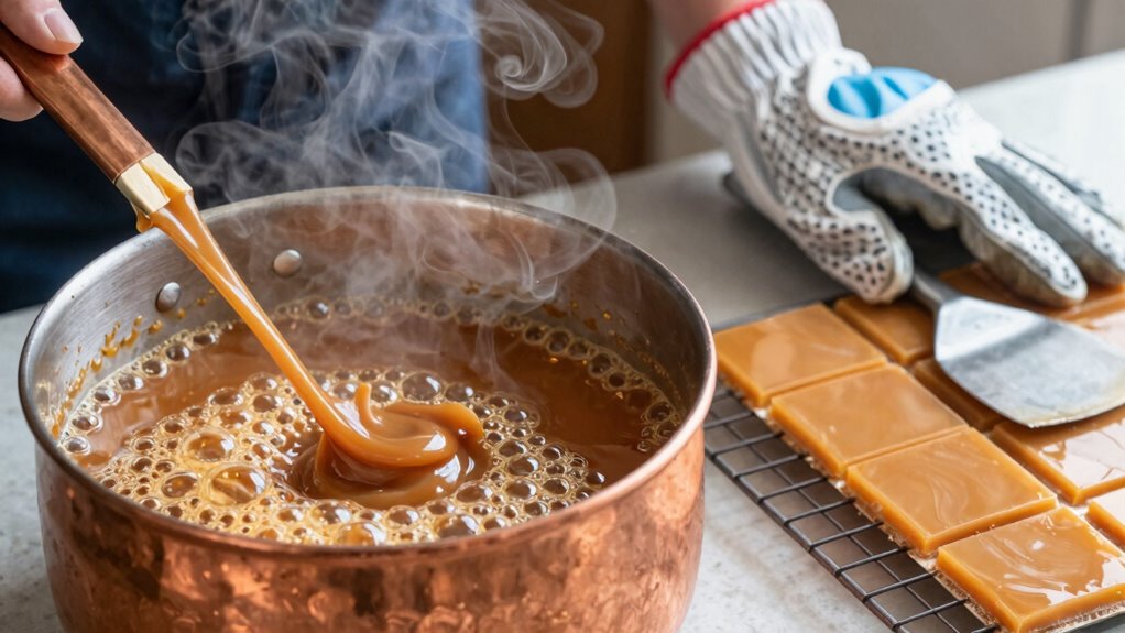 candy safety burns steam cooling