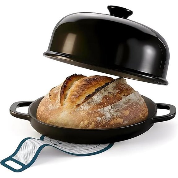 Kook Cast Iron Sourdough Bread Oven with Lid
