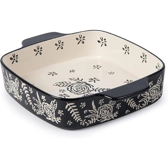 Wisenvoy 9x9 Ceramic Baking Dish Casserole Pan