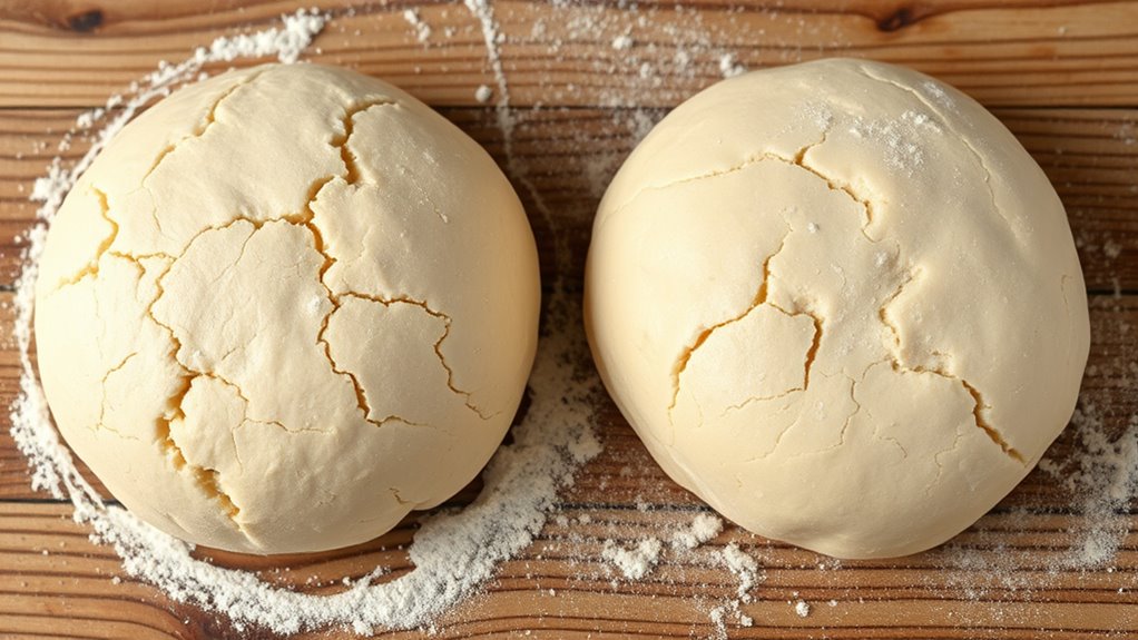 check dough s elasticity and appearance