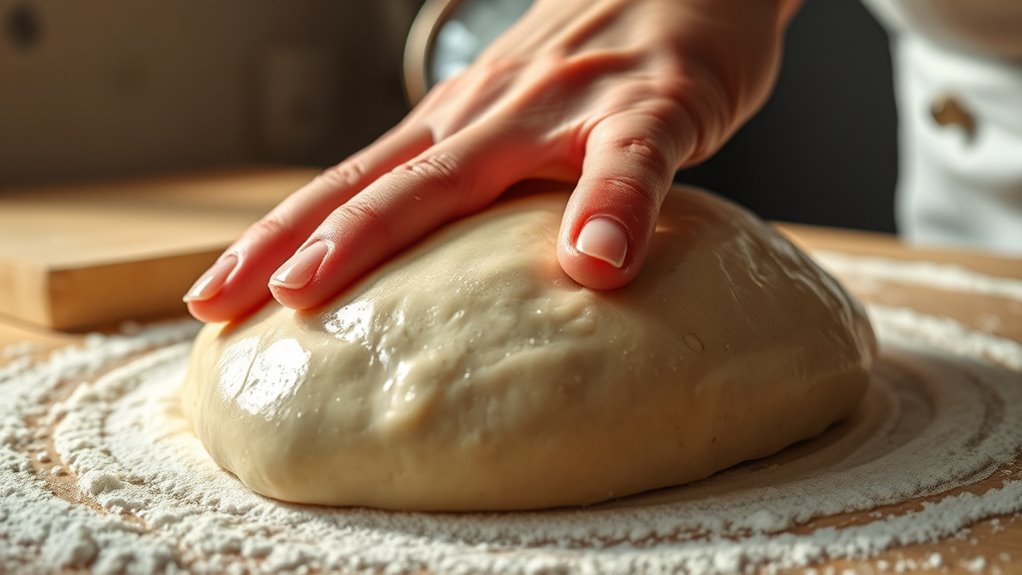 check dough s visual and tactile