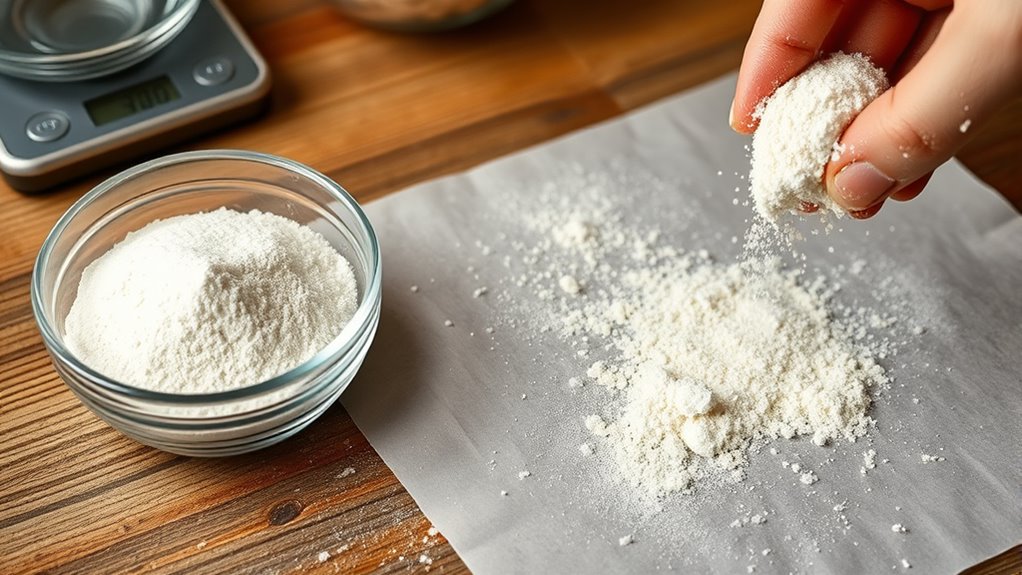 check flour protein content