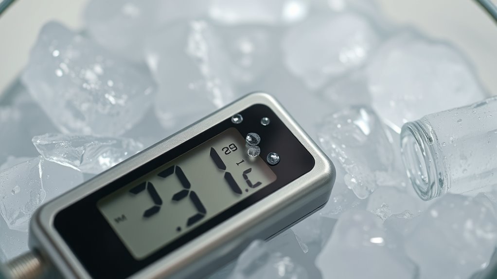 check thermometer accuracy with water