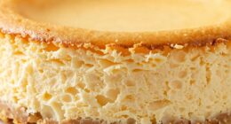 cheesecake crust hardening causes