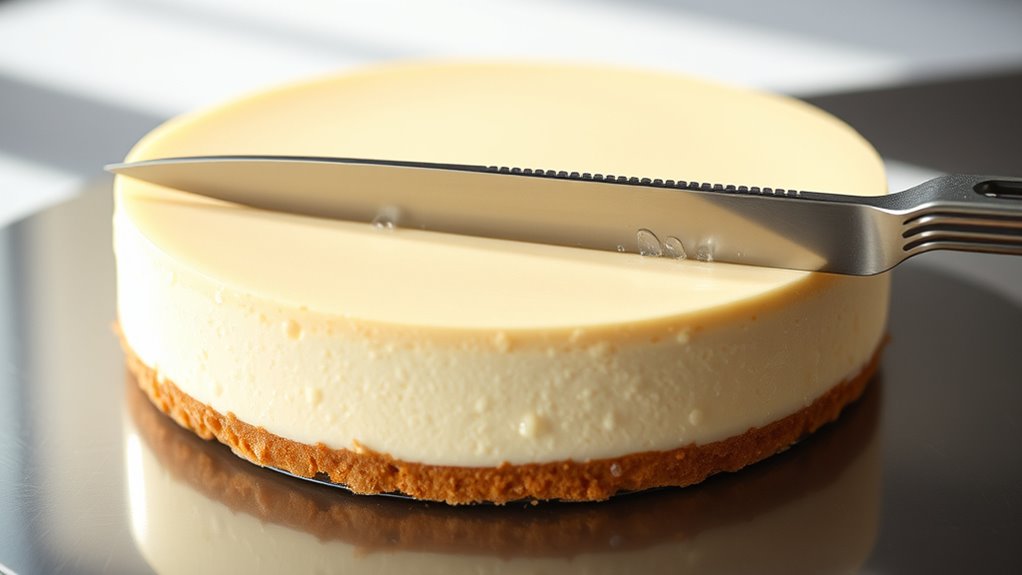 chill properly for neat slices