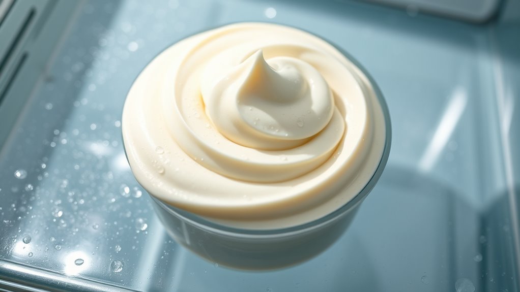 chilled buttercream improves consistency