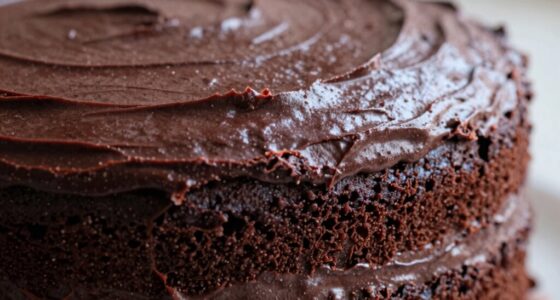 chocolate cake color issue