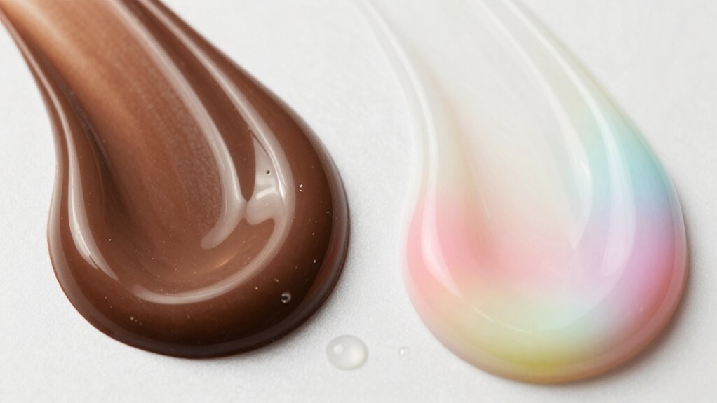 chocolate coloring types comparison