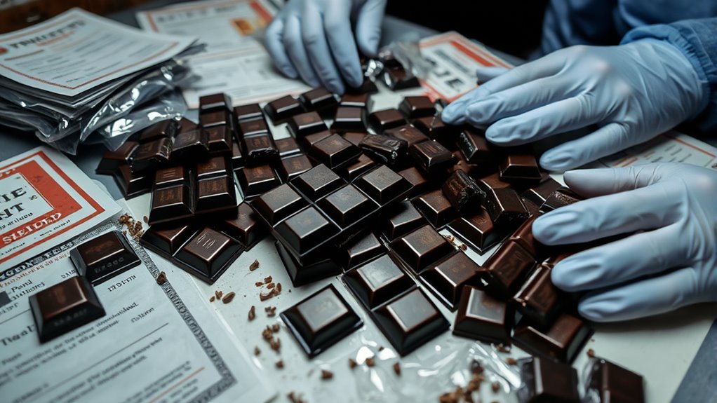 chocolate seizure inspection process
