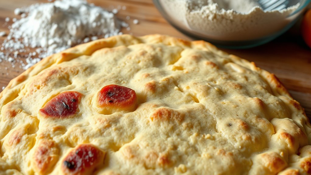 choose flours for crispiness