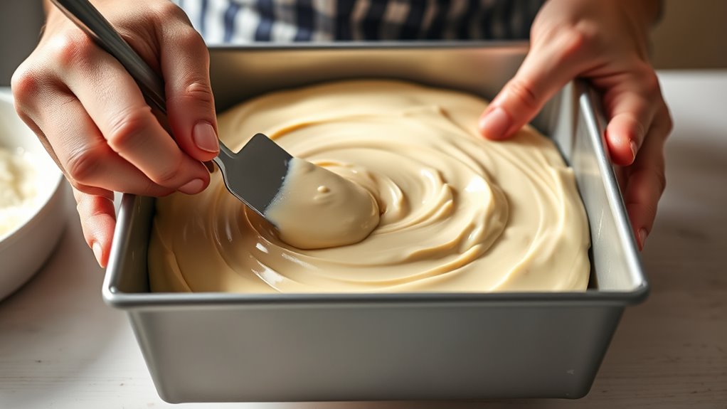 choose pans for even layers