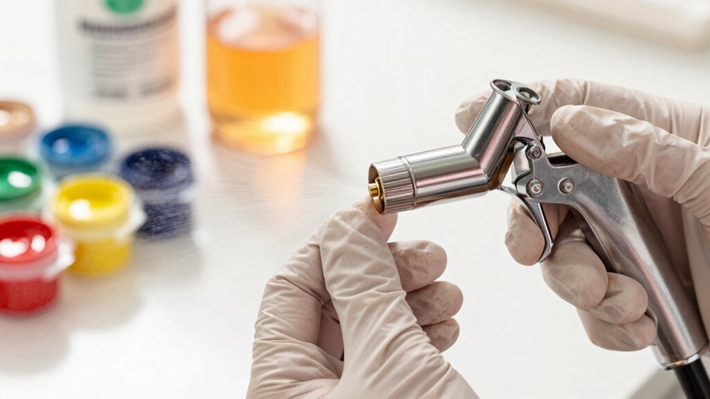 clean airbrush regularly