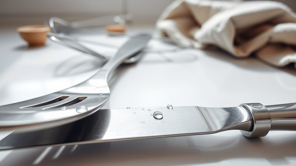 clean dry remove residues