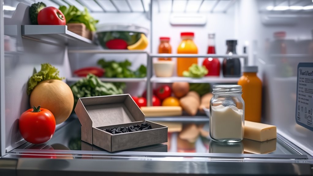 clean fridge fresh smell