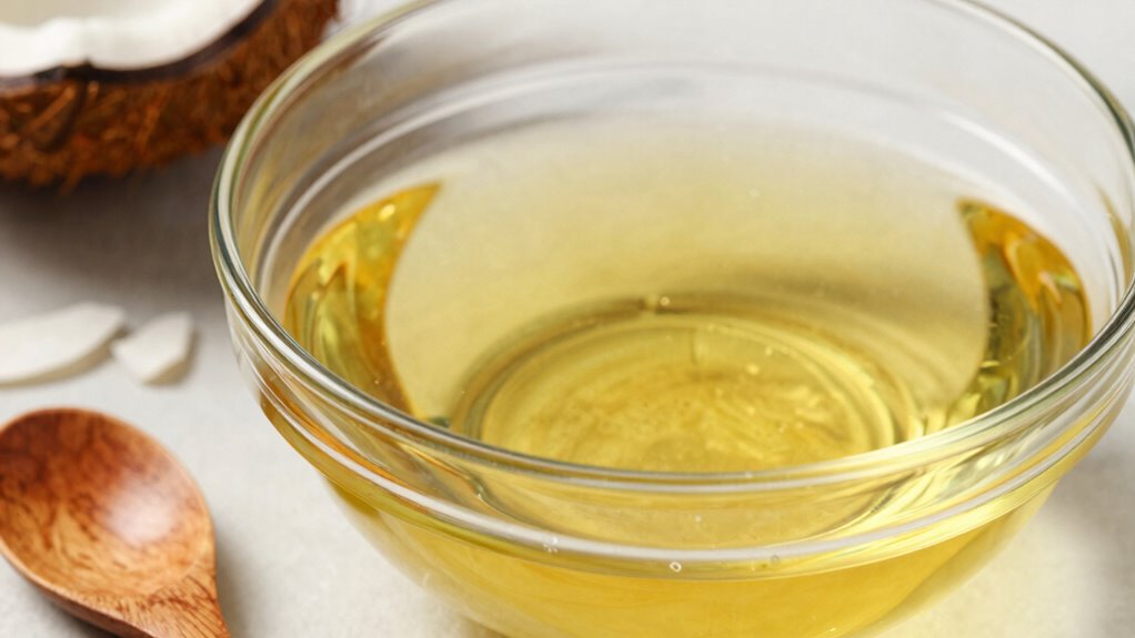 coconut oil enhances baked texture