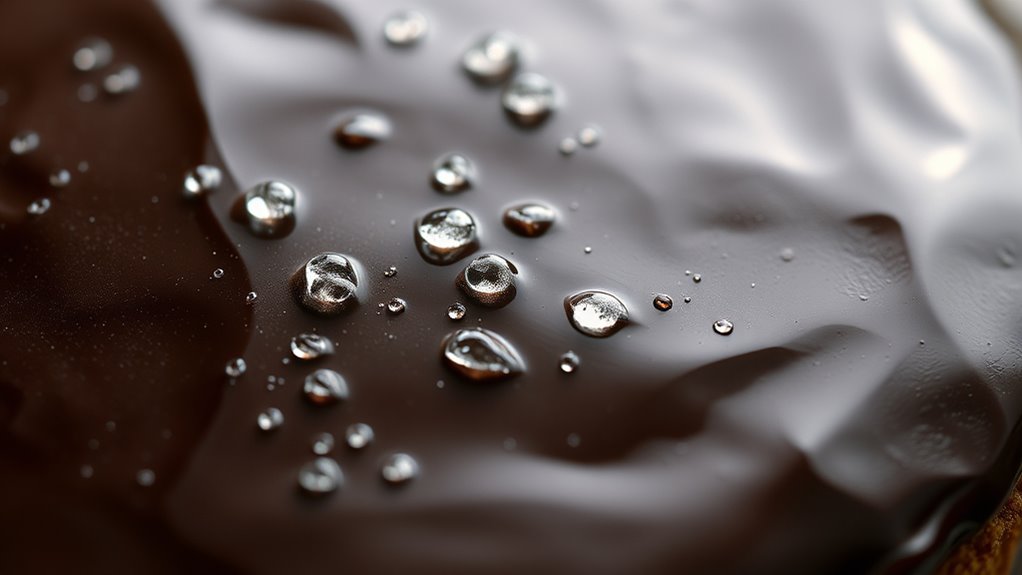 cold cake moisture buildup