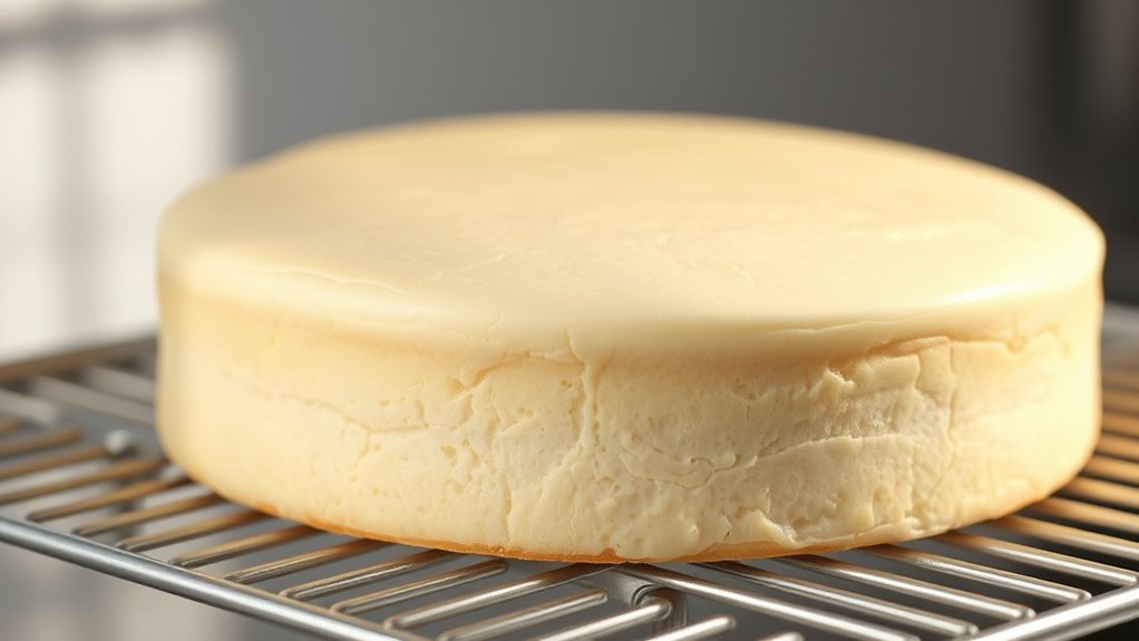 cold weakens cake structure