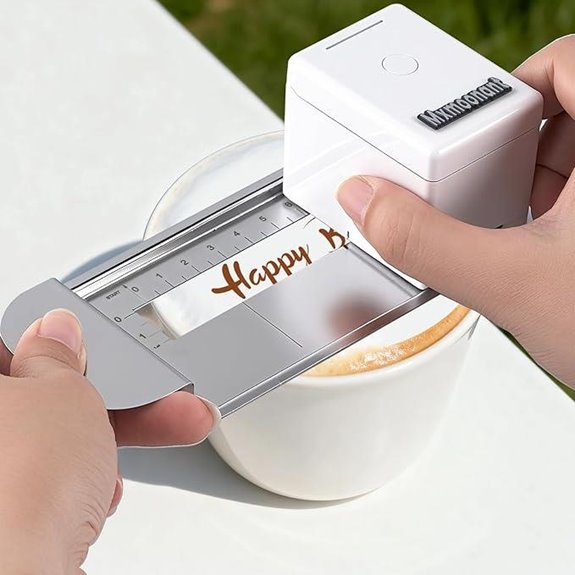 Mxmoonant Colorful Coffee Printer for DIY Text and Images