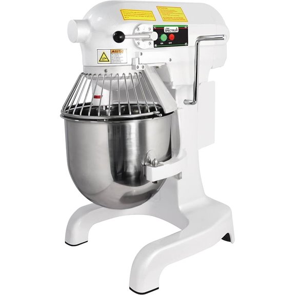Winco Commercial-Grade Planetary Mixer 10 Liter,White