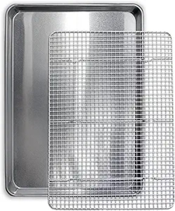 Commercial Cookie Sheet & Rack Set (13x18)