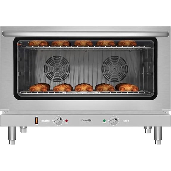 KoolMore 32-Inch Commercial Convection Oven with 4 Racks