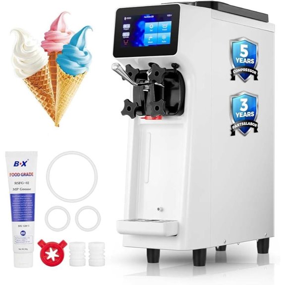 Commercial Soft Serve Ice Cream Machine (4L Hopper)
