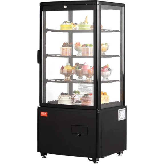 VEVOR Commercial Cake Refrigerator with LED Lighting