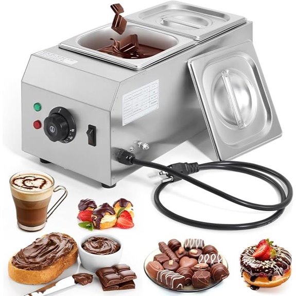 Dyna-Living Commercial Chocolate Melting & Tempering Machine