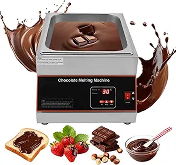 Chocolate Tempering Machine 26.46 lbs Commercial Warmer