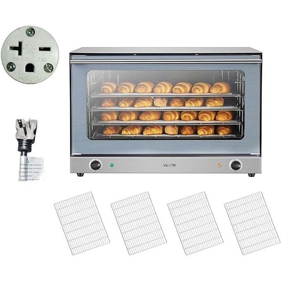 VEVOR Commercial Convection Oven with 4 Racks