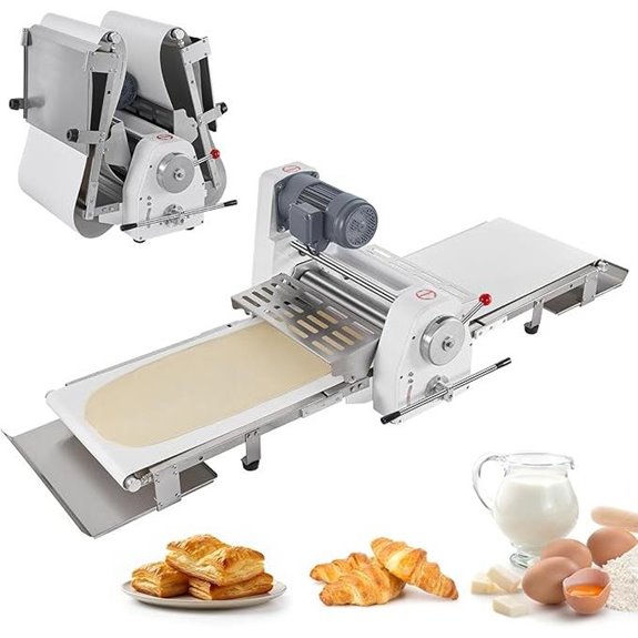 VEVOR Commercial Dough Sheeter with Adjustable Thickness