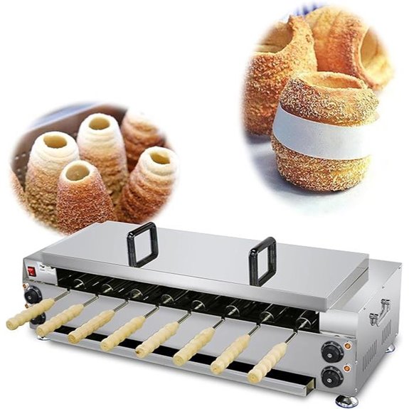 Commercial Electric Chimney Cake Oven with Rollers