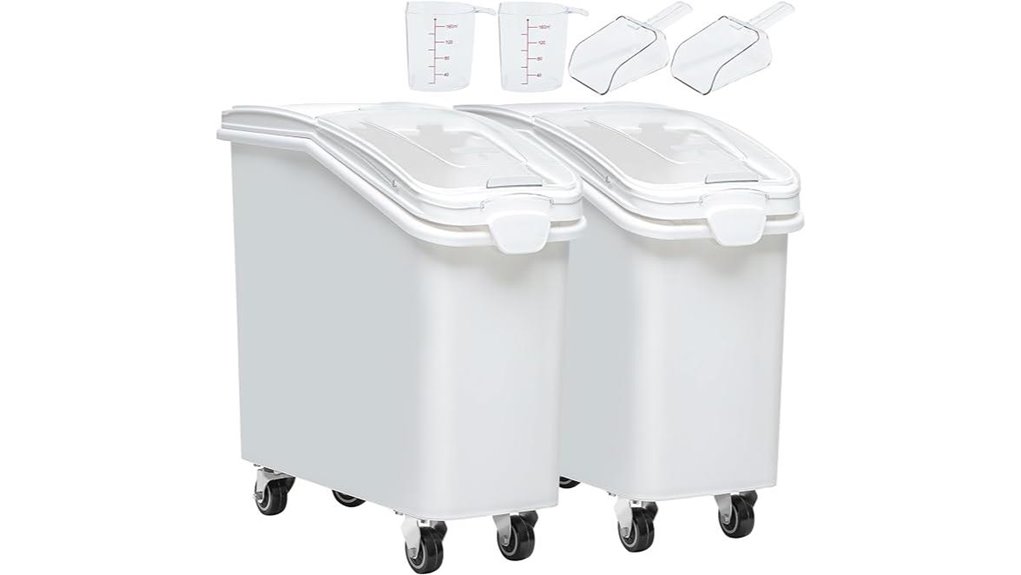 commercial rice storage containers