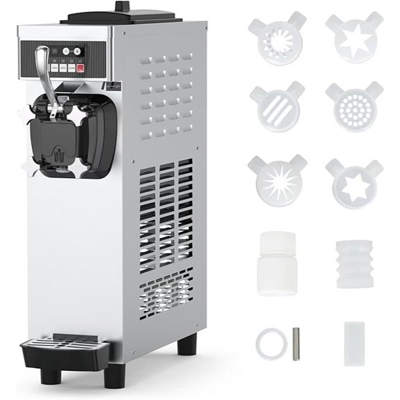 Commercial Soft Serve Ice Cream Maker (4.7-5.8 Gal/Hr)