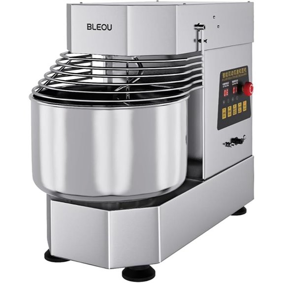 BLEOU 10.5Qt Commercial Spiral Dough Mixer