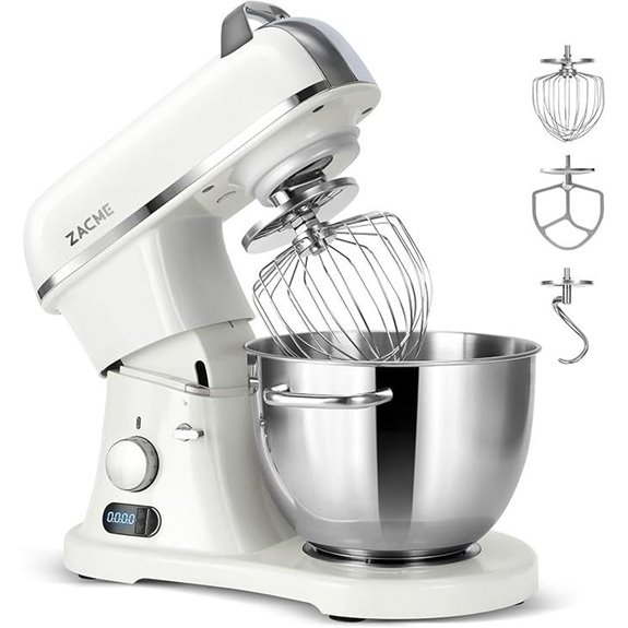 ZACME 8.4QT Commercial Stand Mixer with Accessories