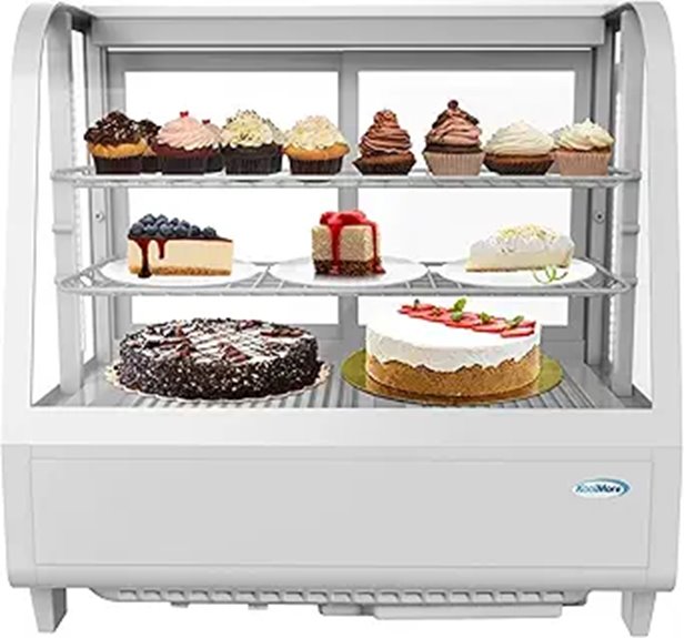 commercial white refrigerator