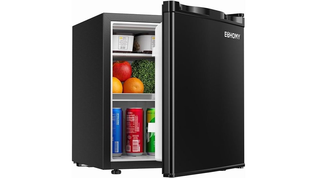compact 1 7 cu ft fridge