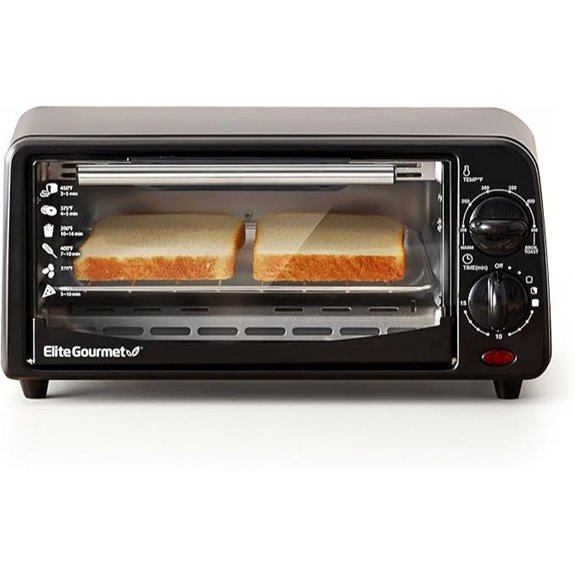 Elite Gourmet Compact 2-Slice Toaster Oven