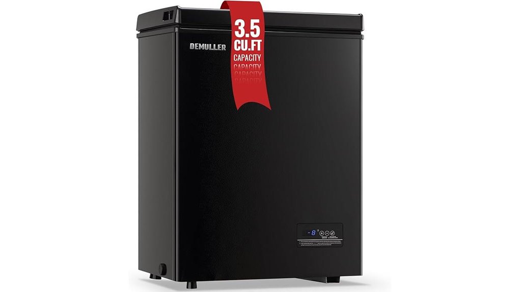 compact 3 5 cu ft freezer