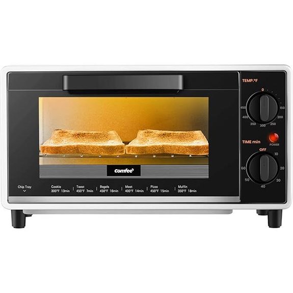 COMFEE Mini 2-Slice Toaster Oven with Timer