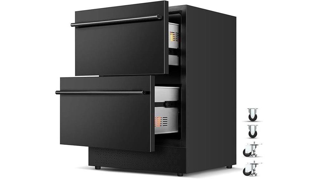 compact under counter beverage fridge