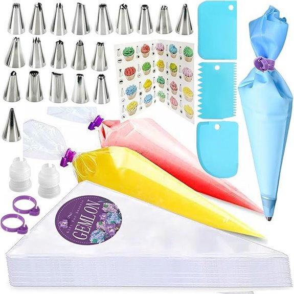 Piping Bags & Tips Set 100PCS Cake Decorating