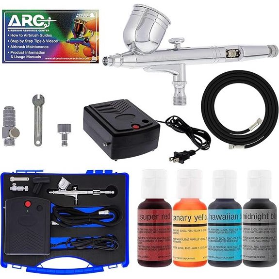 Master Airbrush Cake Decorating Kit with Colors