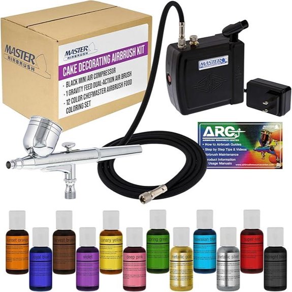 Master Airbrush Cake Decorating Kit with Compressor