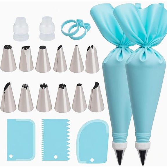 Piping Bags & Tips Set with Decorating Tools