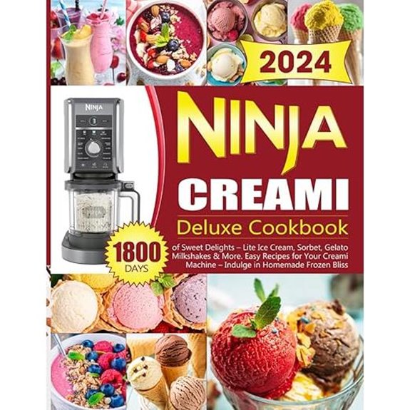 Ninja Creami Deluxe Cookbook with 1800 Recipes
