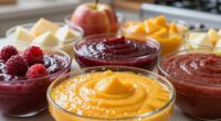consistent fruit pur e textures