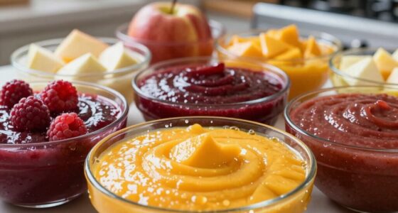 consistent fruit pur e textures